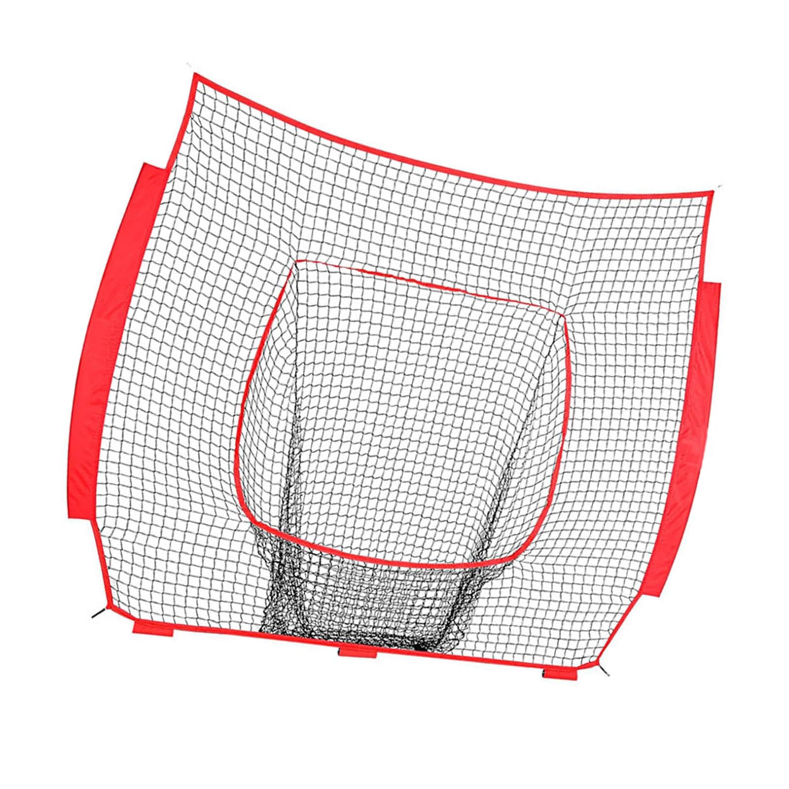 Filet d'entraînement de baseball en nylon 2,1 x 2,1 m - Filet de remplacement intérieur extérieur durable pour lancer frapper