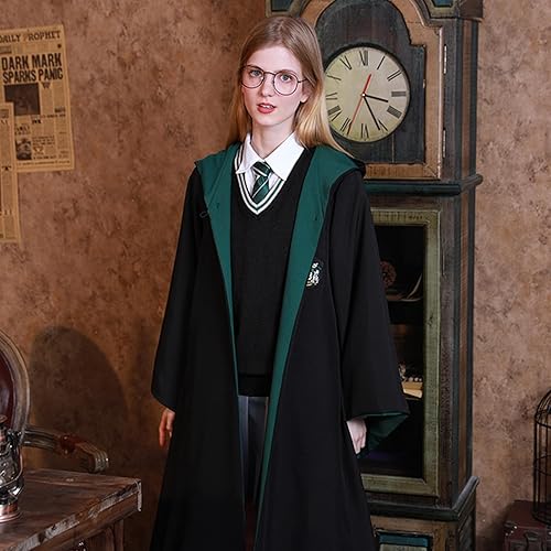 Miniatura 2 de NEPHEW Batas mágicas, batas de mago, batas de mago, capa mágica estilo de escuela mágica, disfraz de capa de mago, capa mágica con capucha, disfraz