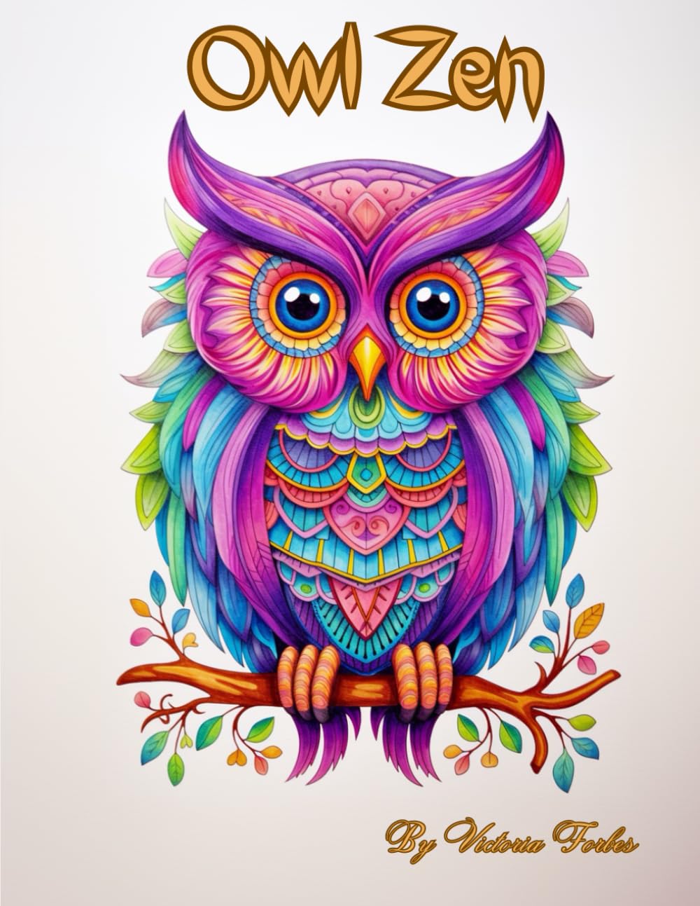 Owl Zen: Lessons in Tranquility from Nature's Nighttime Guru (TranquilColor: Zen Art Therapy)