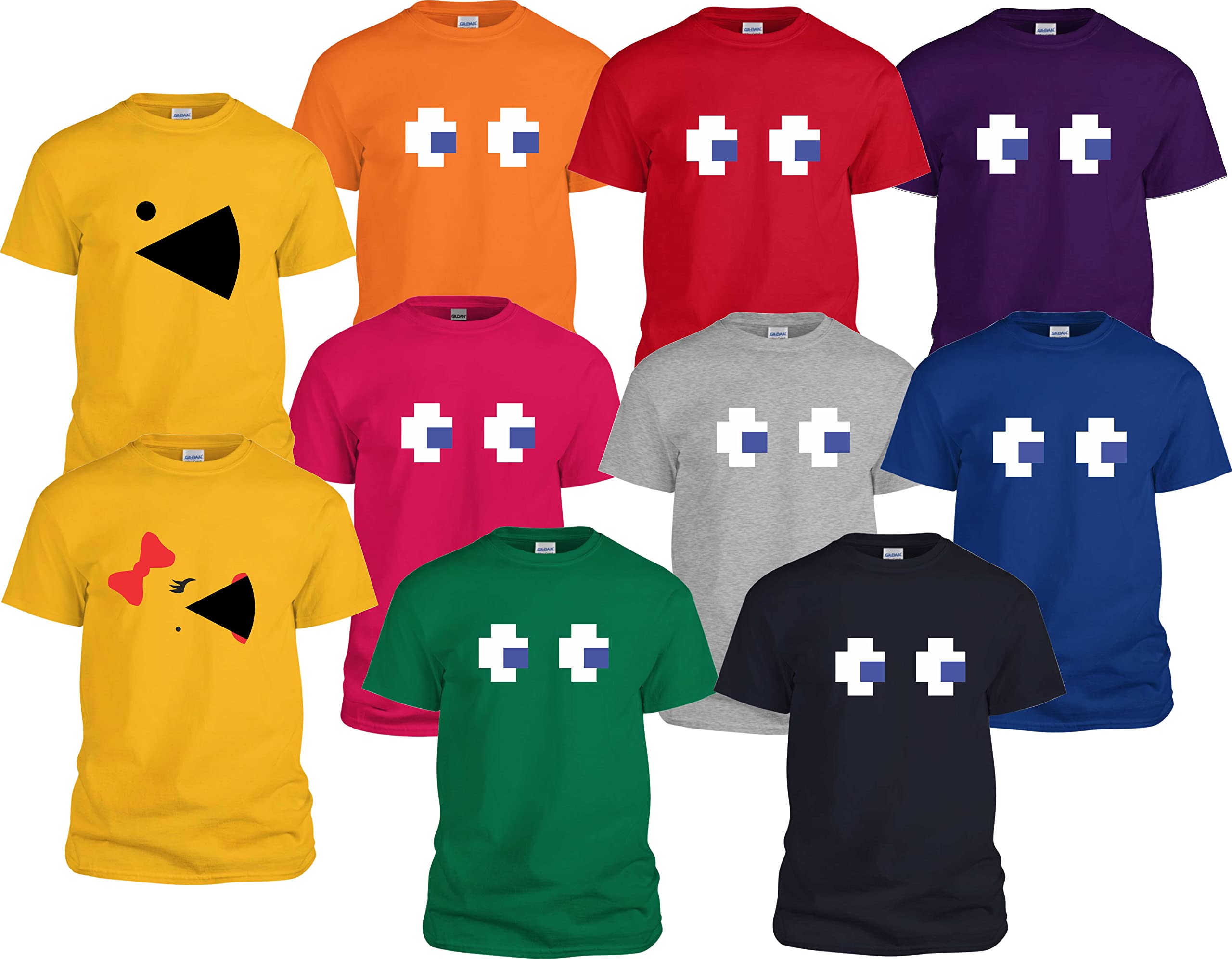 HandmadePaccman teacher Groups Costume family Group, Halloween family vacation Halloween matching tshirts