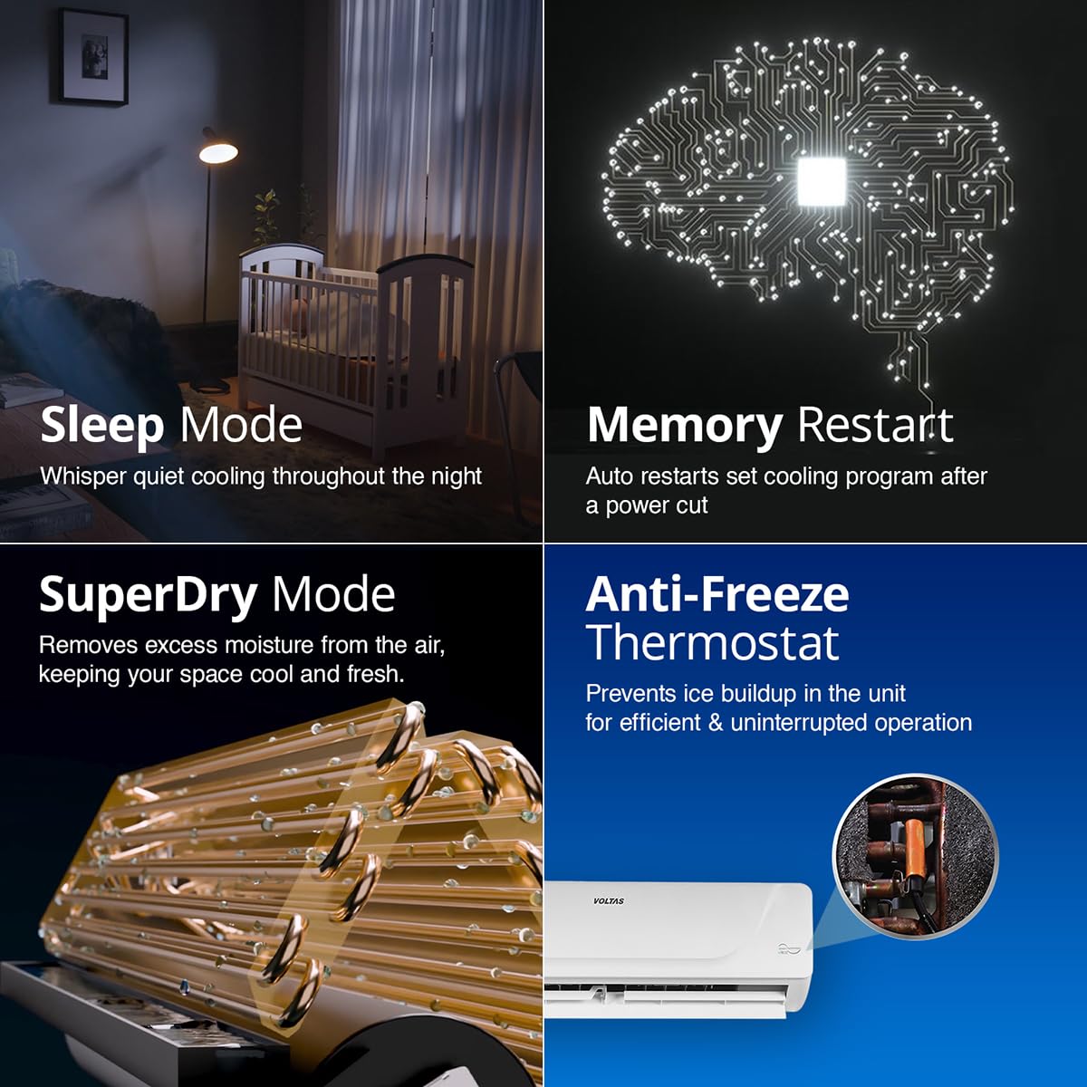 Review Voltas 1.5 Ton 3 Star Hot &Amp; Cold Inverter Split Ac (Copper, 9 Review Voltas 1.5 Ton 3 Star Hot &Amp; Cold Inverter Split Ac (Copper,