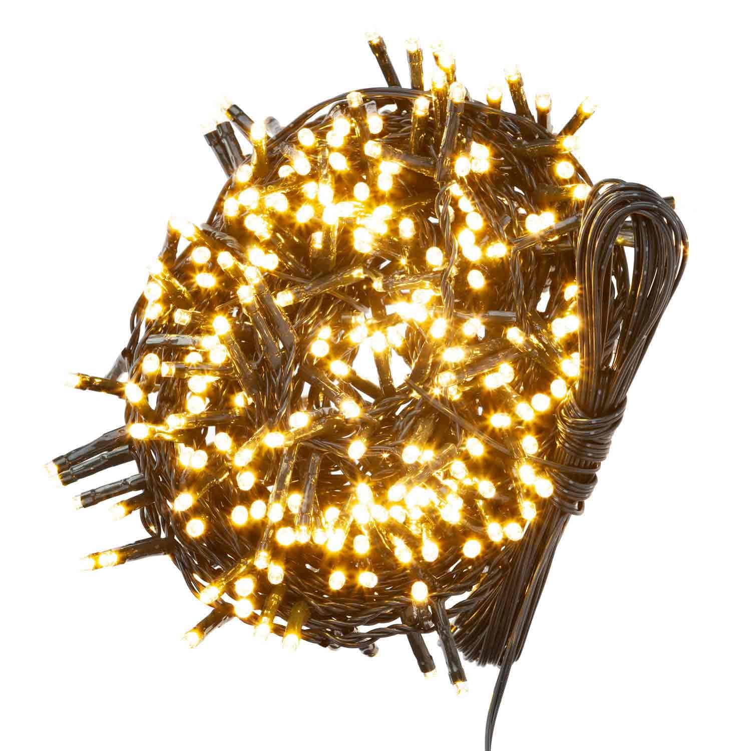 Vfm E-Store White Vfm - Christmas Lights 400 Led 12M Xmas Tree Lights - Fairy Lights - Festive Bright String Xmas Tree Wedding Fairy Lighting Indoor & Outdoor Mains Operated Multi Function Control Warm