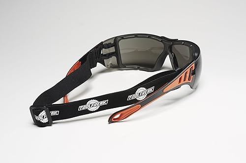 Miniatura 7 de ToolFreak Gafas de seguridad con relleno de espuma gafas protectoras clasificación de impacto y UV carcasa rígida y tela lente de policarbonato