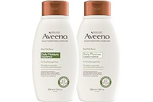 Aveeno Scalp Soothing: Moisturizing Oat Milk Shampoo and Conditioner Set