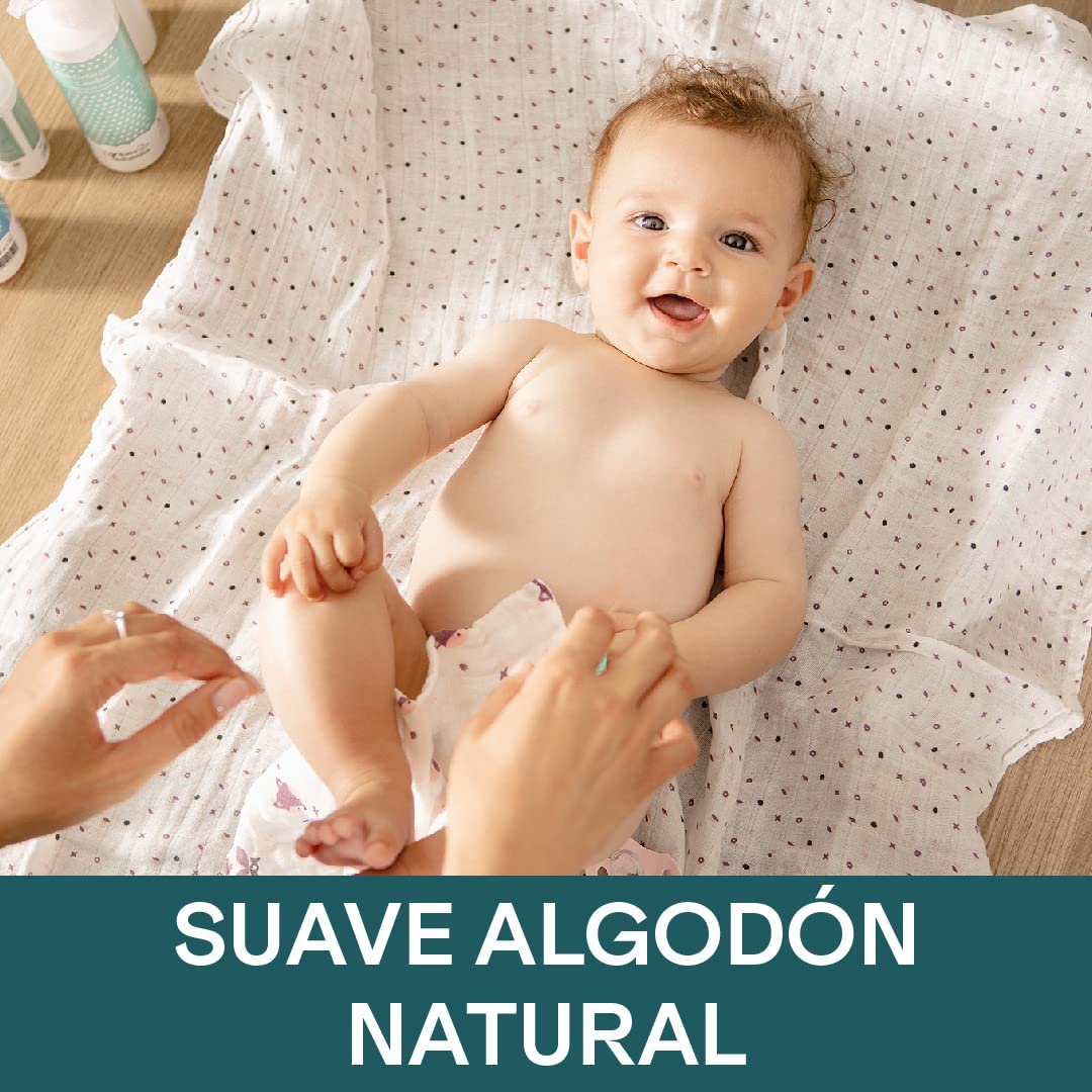 KOALA BABYCARE - Muselinas Bebe Algodon 120x120 - Paquete con 2 Unidades - Muselinas Grandes de algodón y como arrullo para recién Nacidos bebés