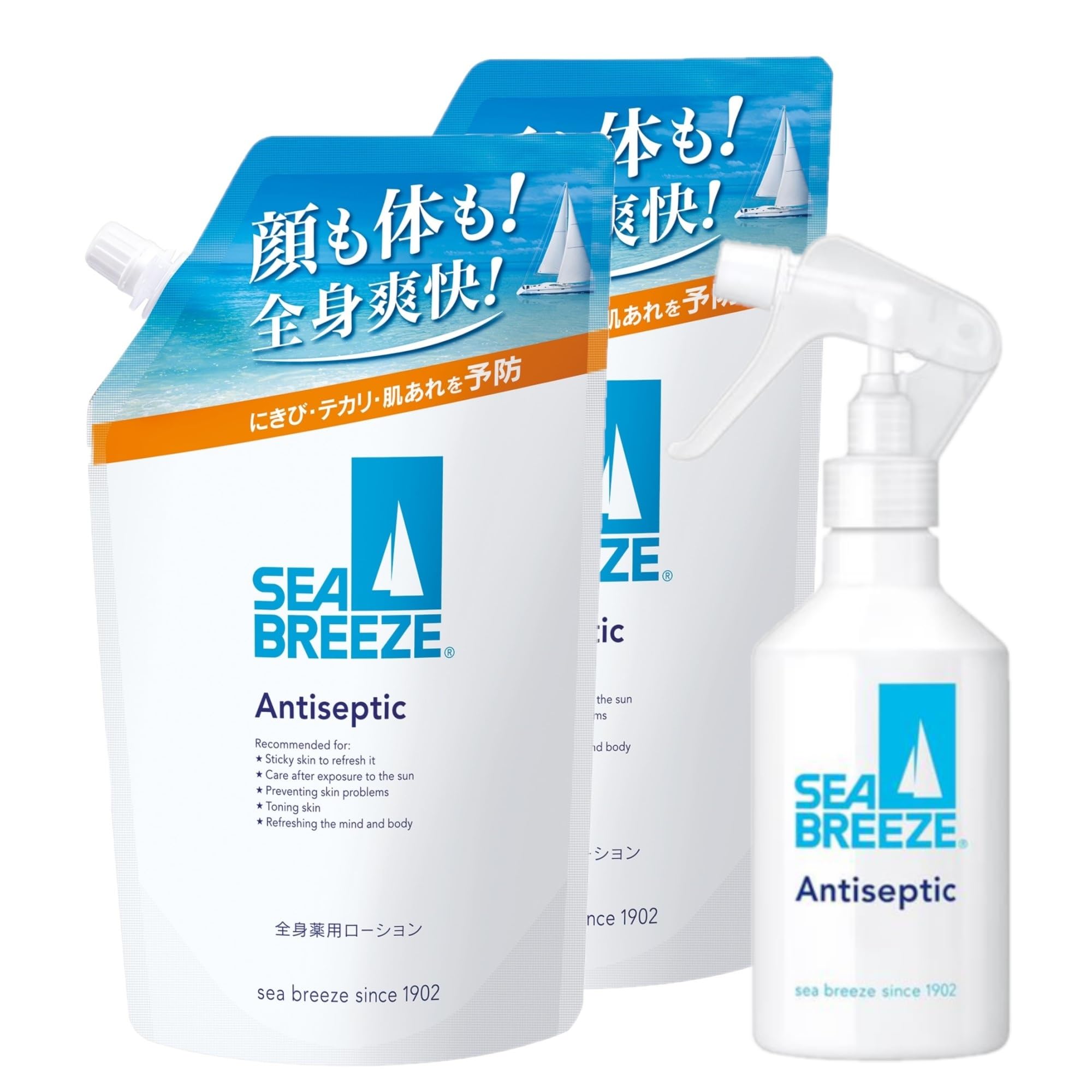 シーブリーズ 全身薬用ローション つめかえ用 700ml 詰め替え 12個セット Amazon.co.jp: 【まとめ買い】シーブリーズ SEA BREEZE 全身薬用
