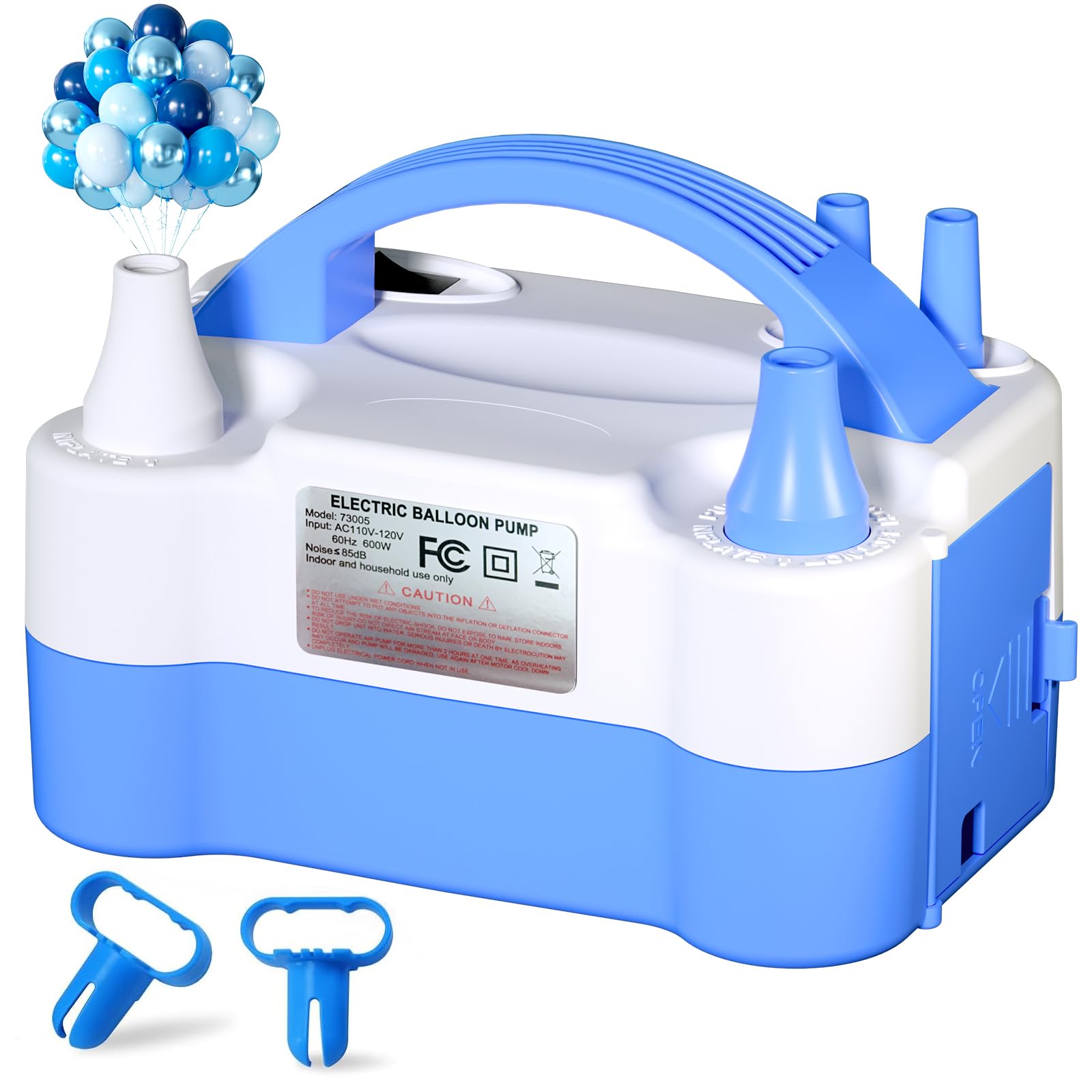 Photo 1 of SINBEE Balloon Pump Electric Party Decorations - Portable Dual Nozzle Balloon Inflator for Party Balloons, Birthday, Baby Shower