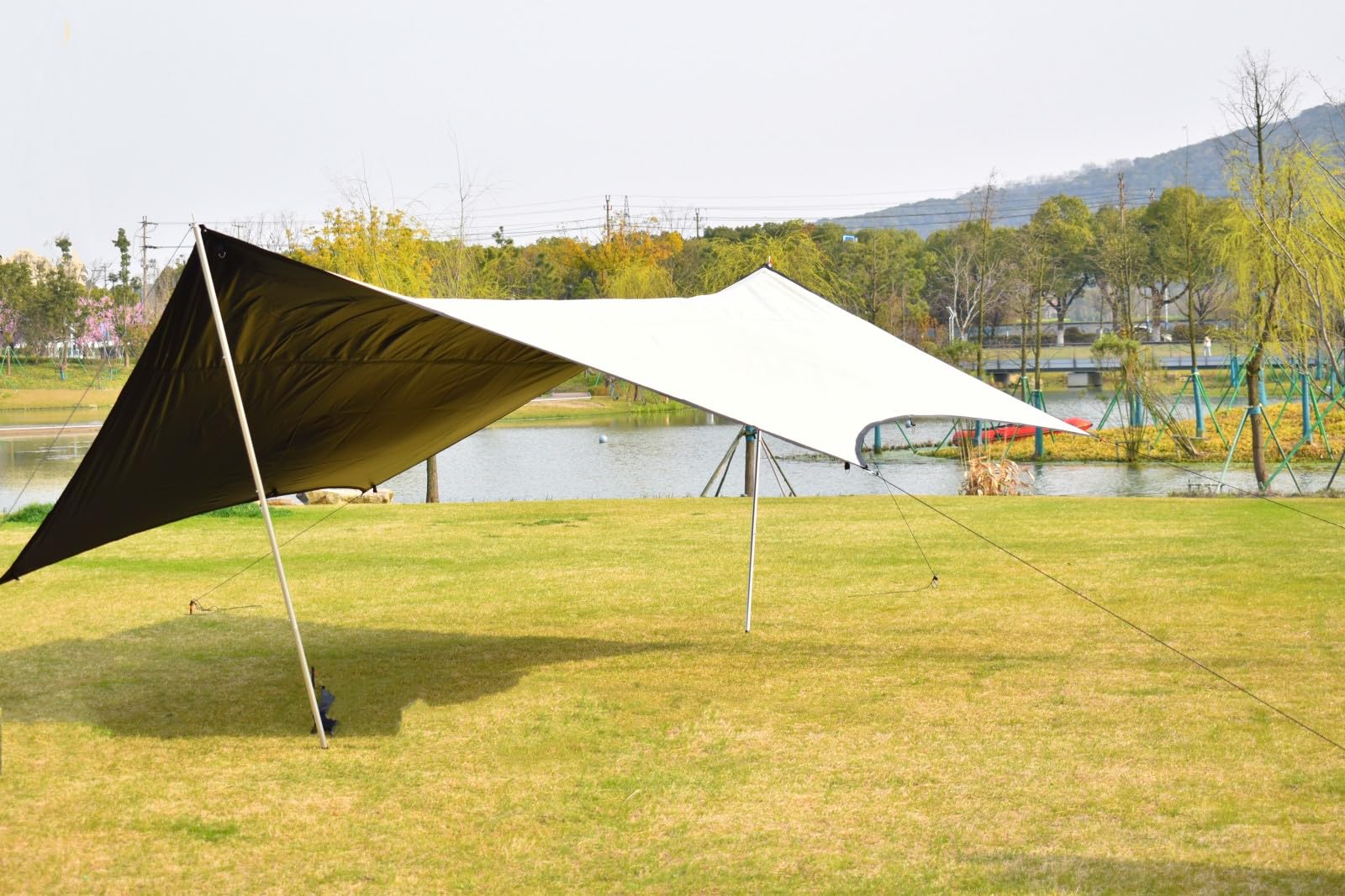 Amazon | 5x4.5m アウトドア全遮光日焼け止めUV50 サンバイザー