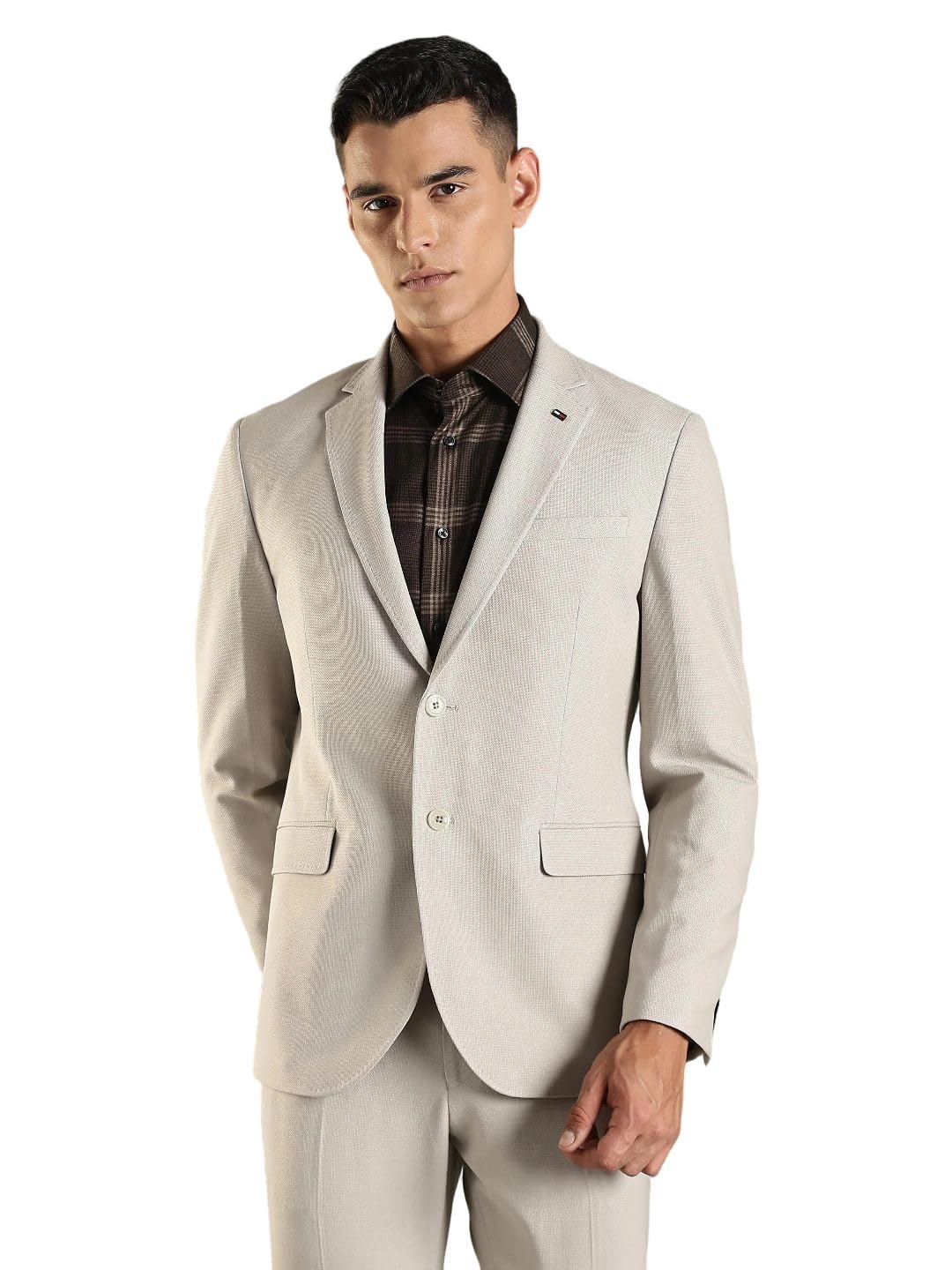 tommy hilfiger Solid Regular fit Polyester Blazer-picture-49