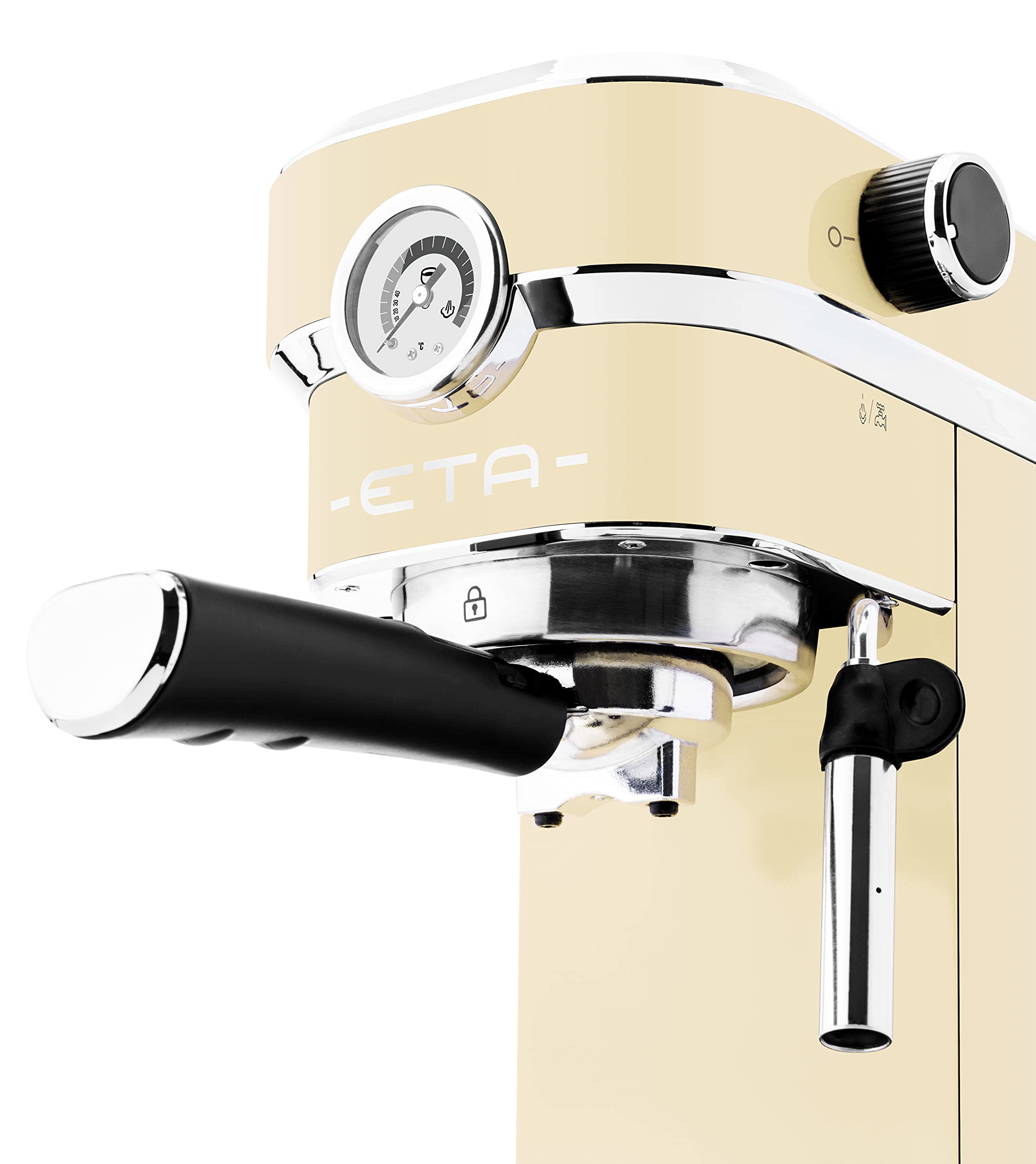 ETA Sitko Storio I beżowy I ekspres do espresso I dysza do pianki mlecznej I 20 bar I zbiornik na wodę 750 ml I 1350 W