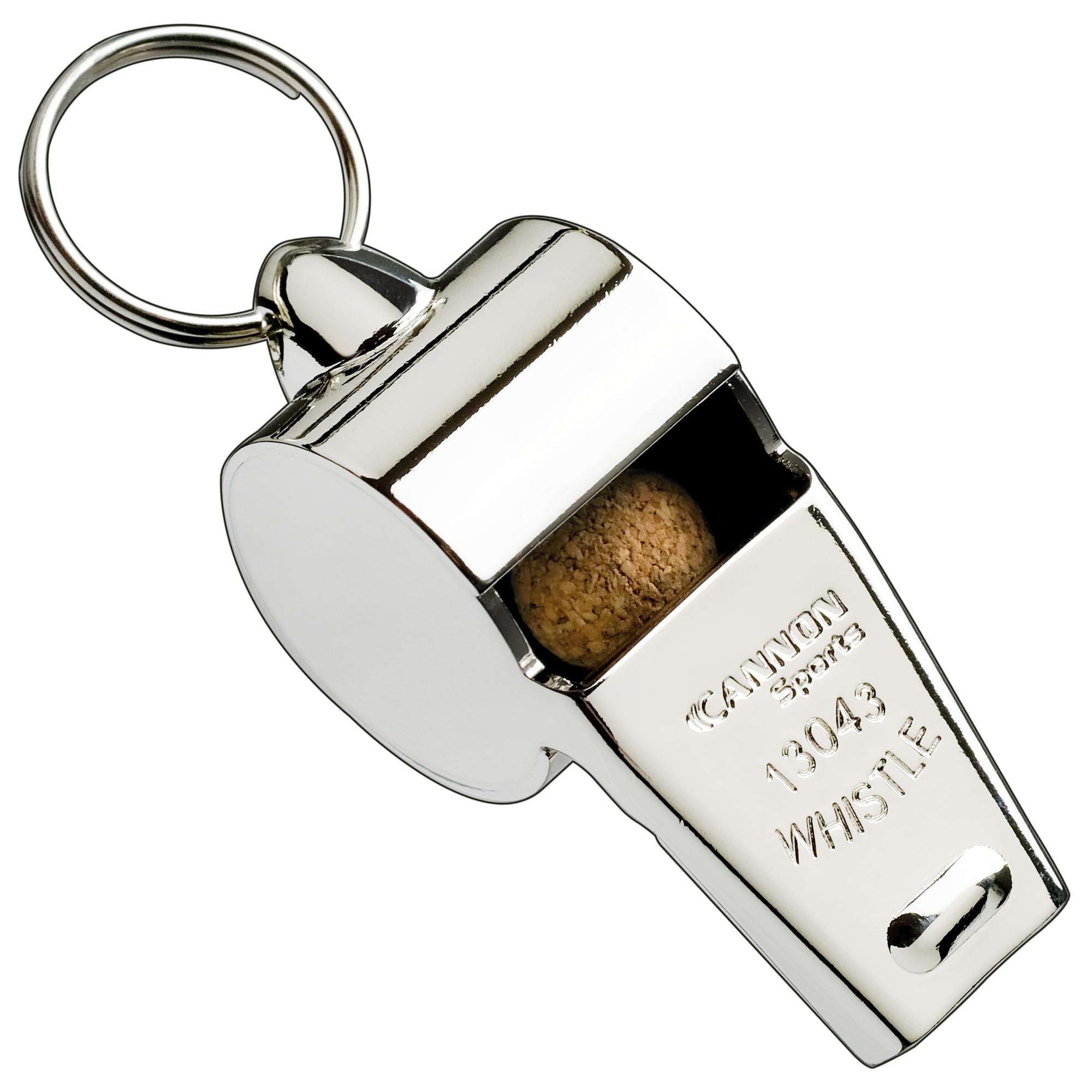 Cannon Sports Solid Brass Metal Whistle - Loud, Clear Sound, 124
