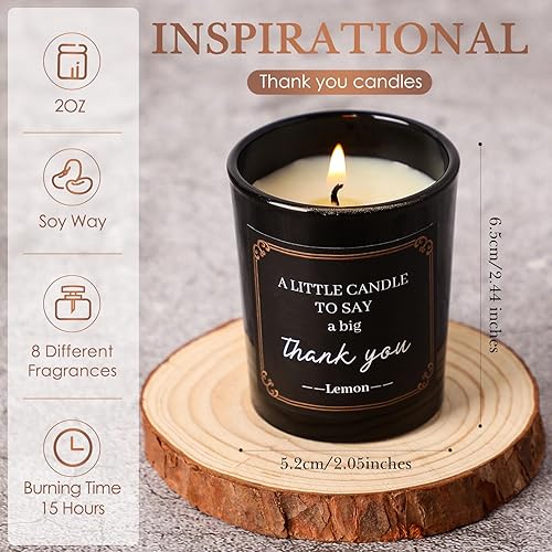 Miniatura 2 de Juego de 16 velas perfumadas de regalo, velas inspiradoras para el hogar, perfumadas a granel, fragancia fuerte de cera de soja, juego de velas para