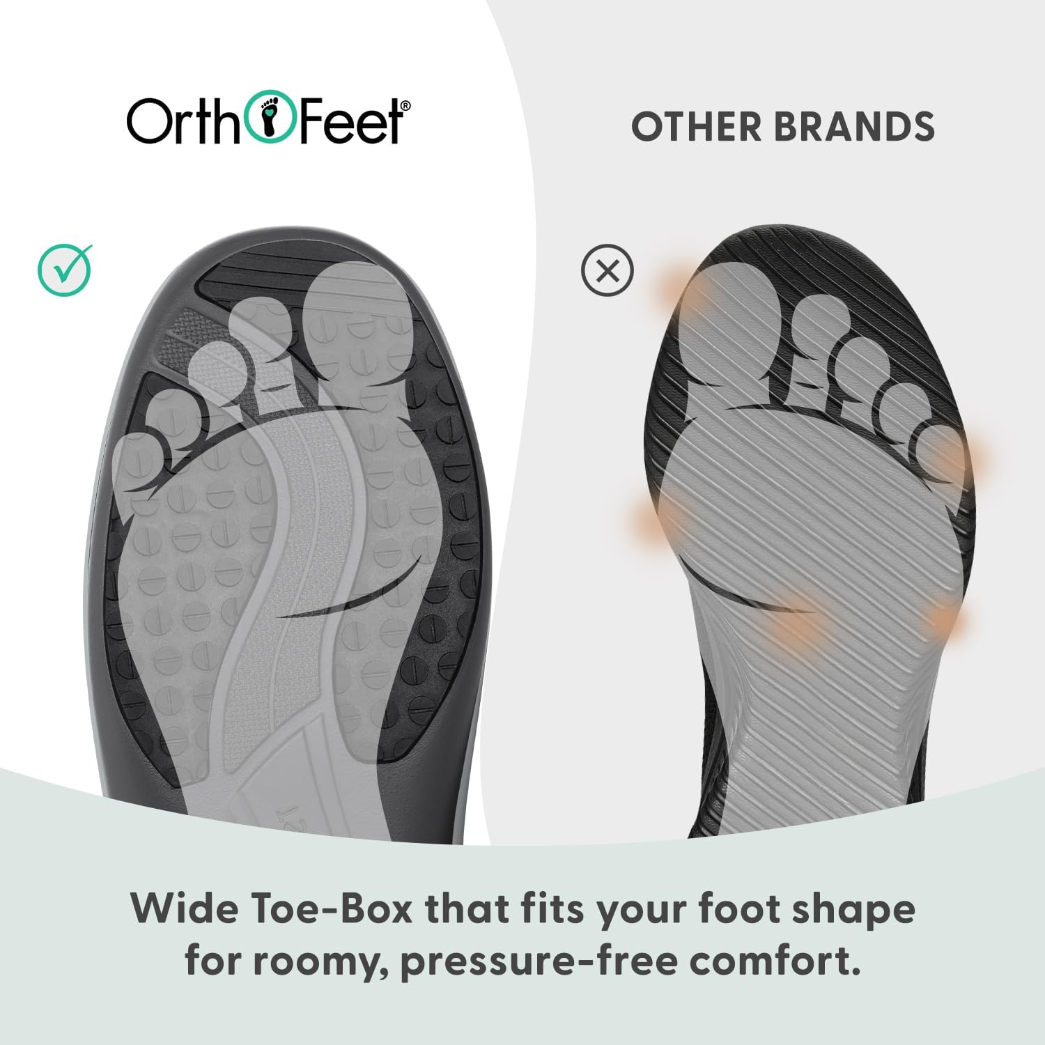 Orthofeet Women's Orthopedic Jessa Mary Jane Shoes - Image 6