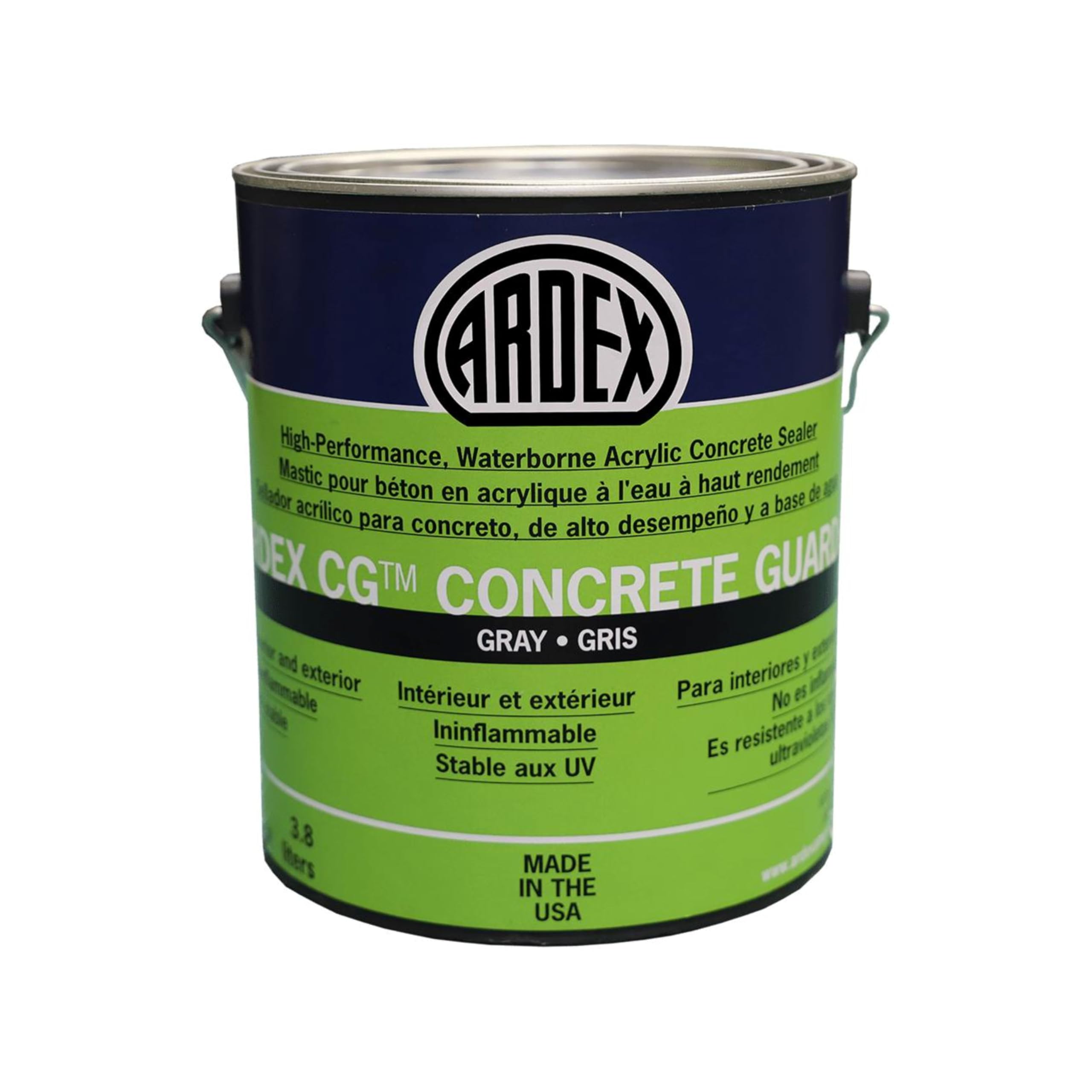 Ardex CG Concrete Guard – High-Performance Waterborne Acrylic Concrete Sealer, High Solids, Durable Protective Coating for Interior Concrete Floors,