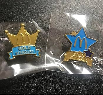 Amazon.co.jp: マクドナルド ピンバッジ ピンズ ゴールド