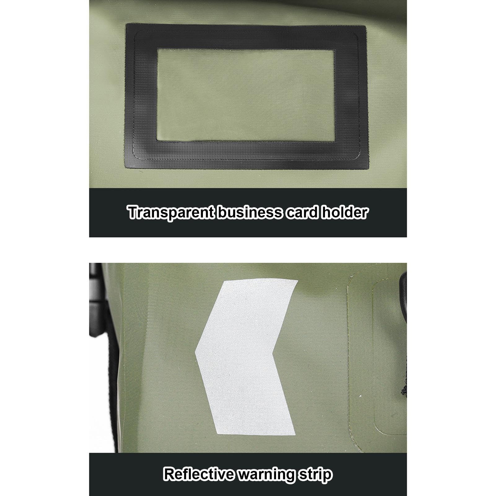 Borsa Per Motocicletta Zaino per Attrezzi Impermeabile e Riflettente