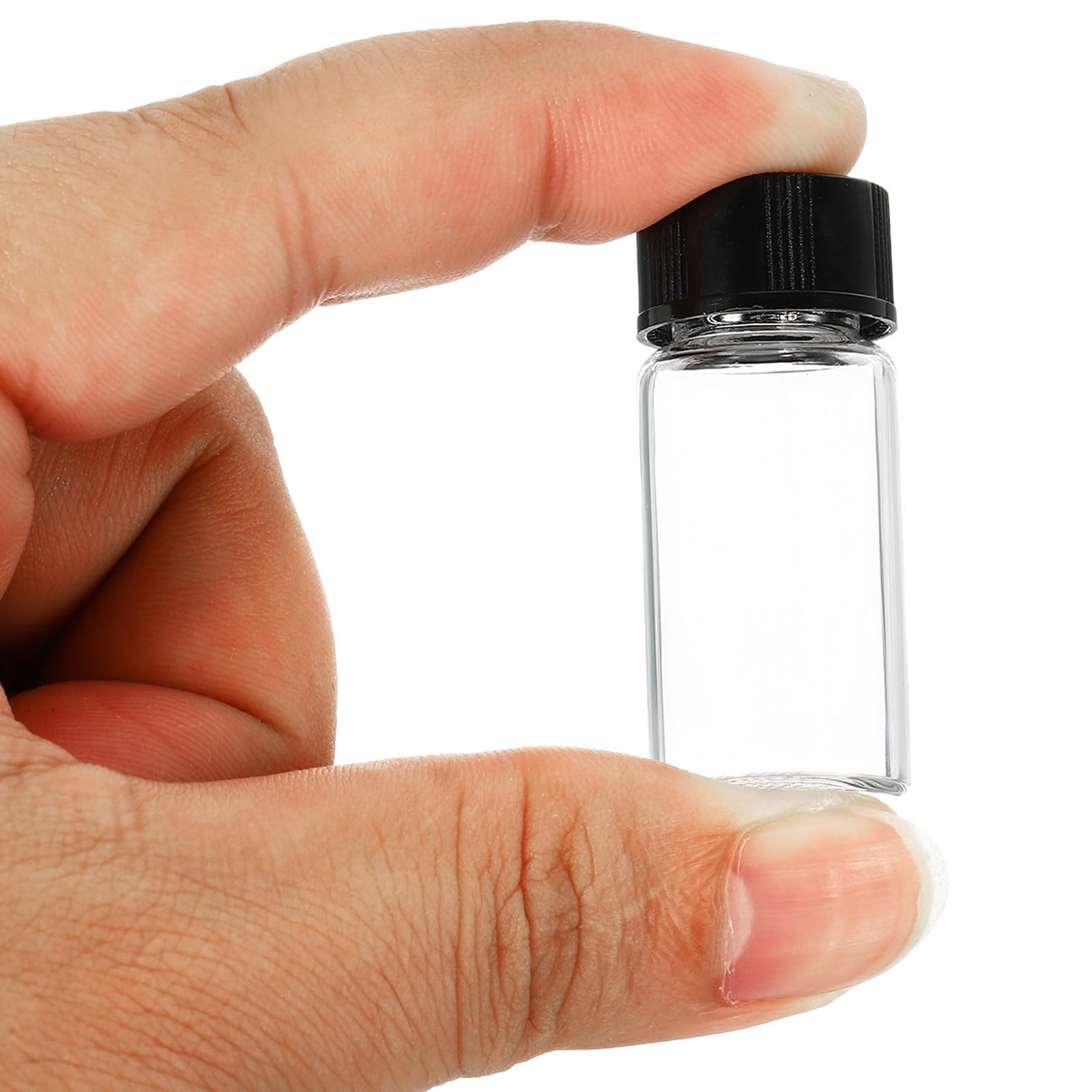 Amazon.co.jp: PATIKIL 5mL 試剤メディアボトル 24個 丸型 ガラス保存