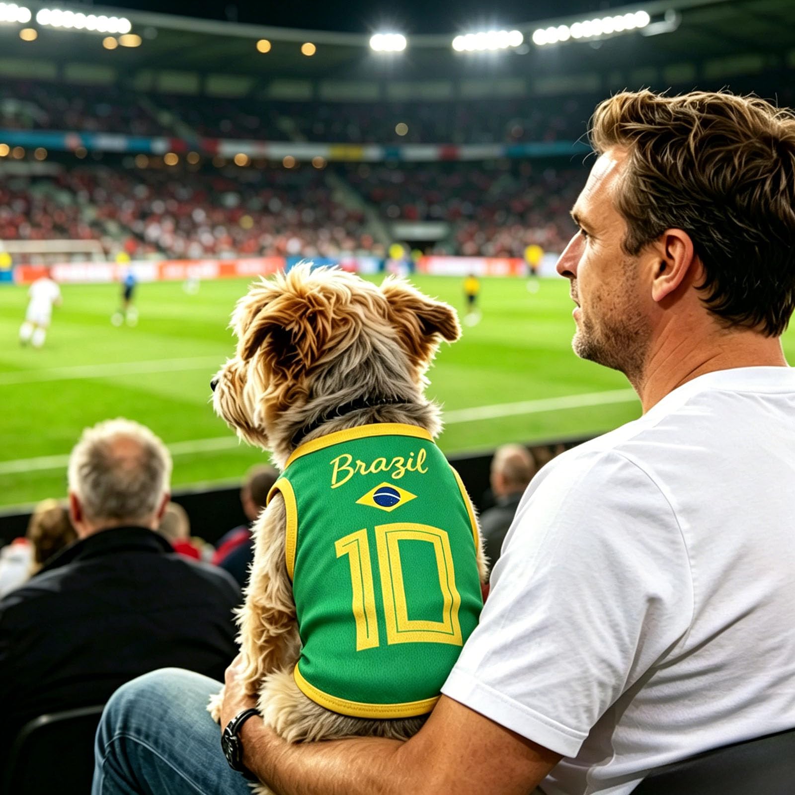 Maillot de Foot pour Chien, Maillot sans Manches à Thème National, Vêtement de Sport Chien T Shirt pour Petit Moyen Grand Chiens, Football Supporters Cats Dogs Pyjama Sportif Compagnie Vêtement