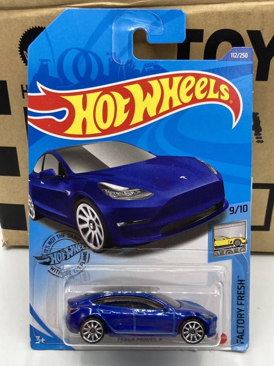 Amazon | HW TESLA MODEL3 テスラ モデル3 青 ブルーミニカー
