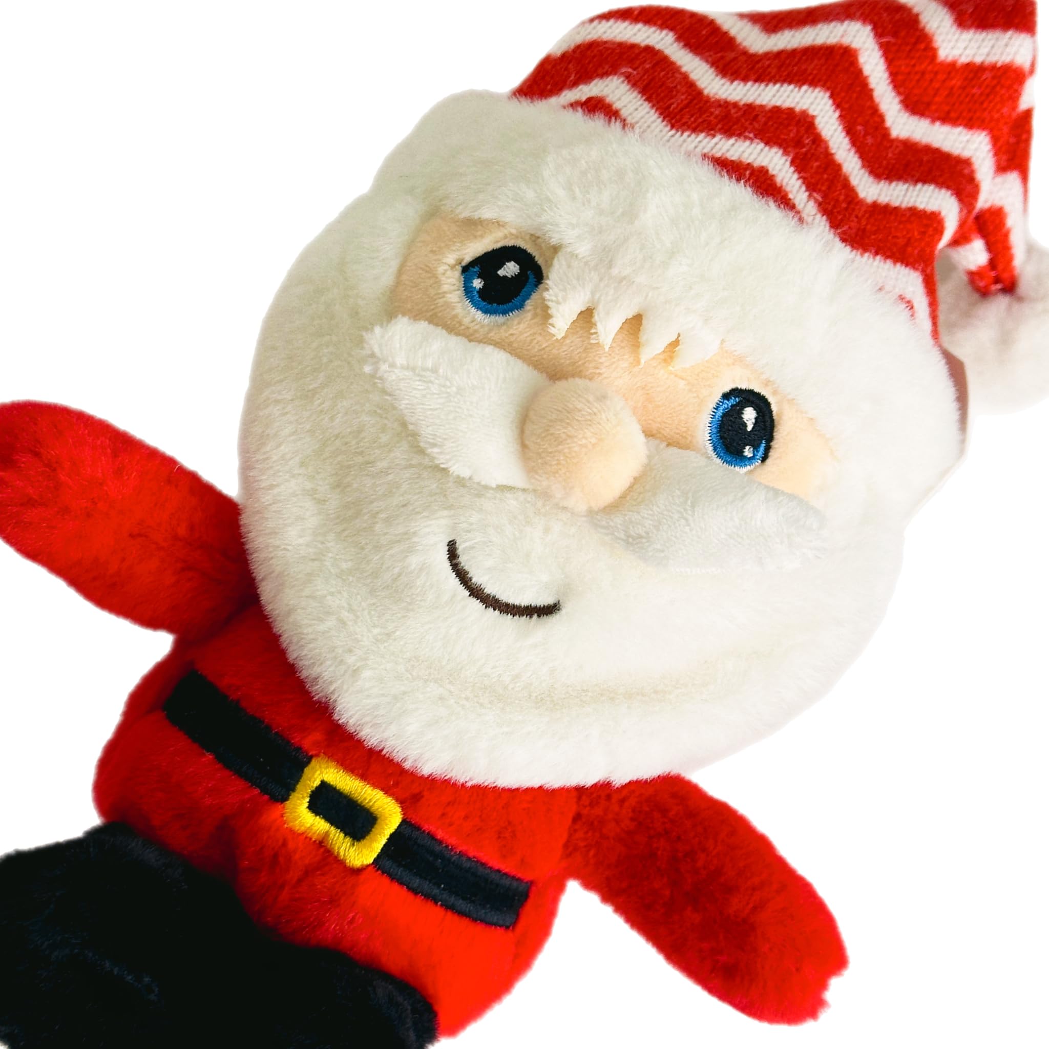 Deluxe Paws Christmas Beanie Pals Plush Soft Toys Eco-Friendly 100% Recycled (Santa), Red, small - Image 2