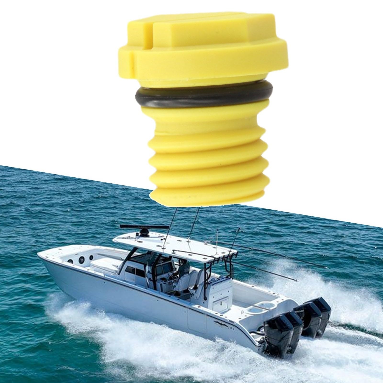 Réservoir de montage hors-bord en nylon 22-813435 8134351 avec bague d'étanchéité, pour Mercury pour MERCRUISER pour moteur QuickSilver, remplacement direct