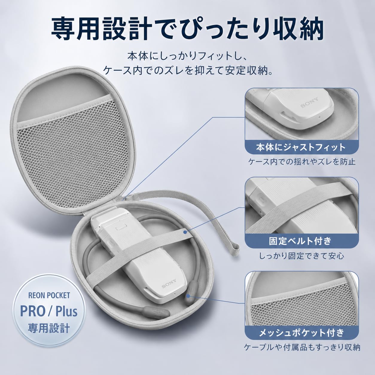 Amazon.co.jp: YCJDP 収納ケース ソニー(SONY) REON POCKET PRO Plus