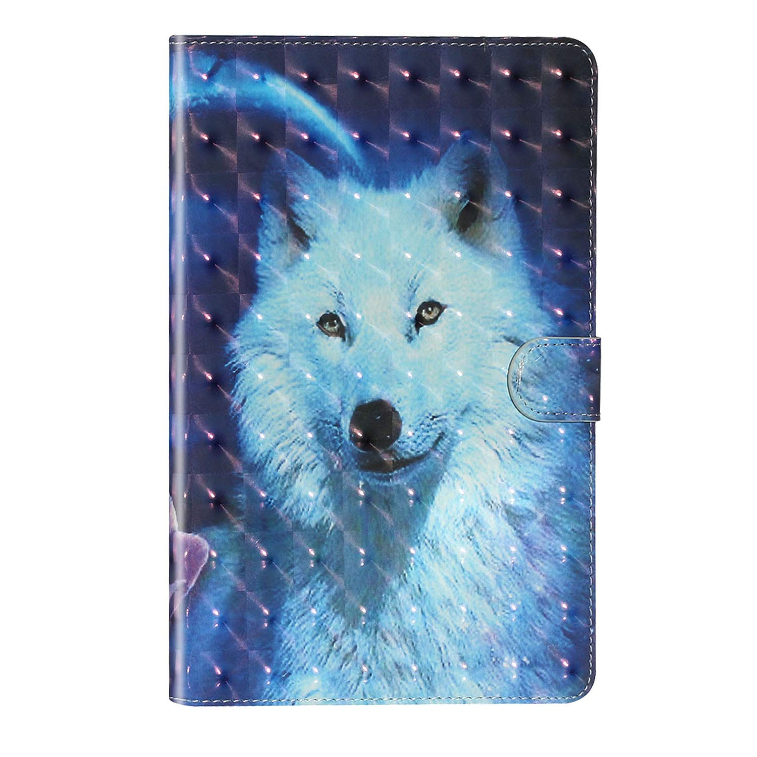 JIan Ying Case for Samsung Galaxy Tab A 10.1 (2019) -T510 -T515 Fashion Lightweight Protective Cover Starsky Wolf