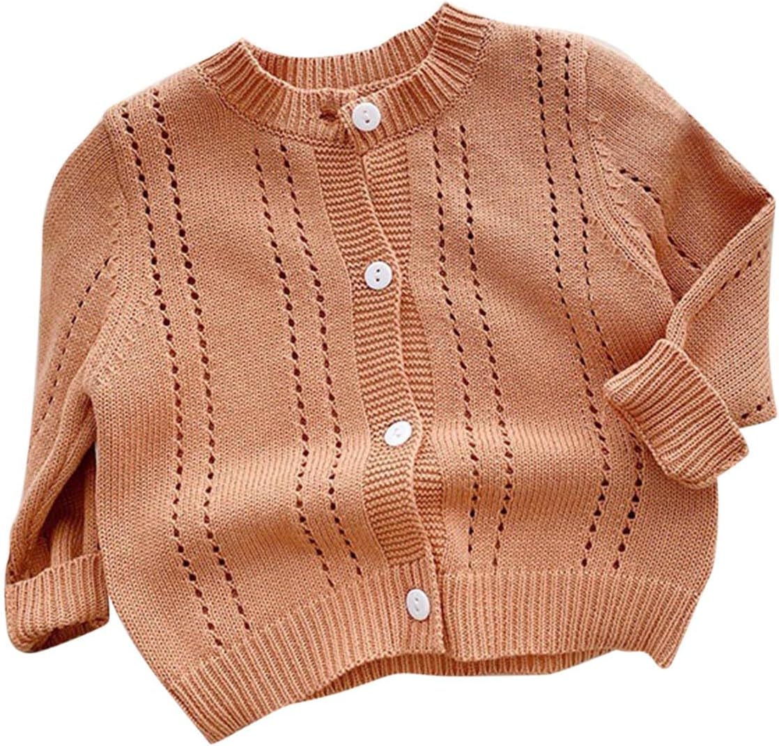 School Uniform Sweater for Boys Girls Knit Cardigan Button Down Plain Warm Fall Winter Jacket