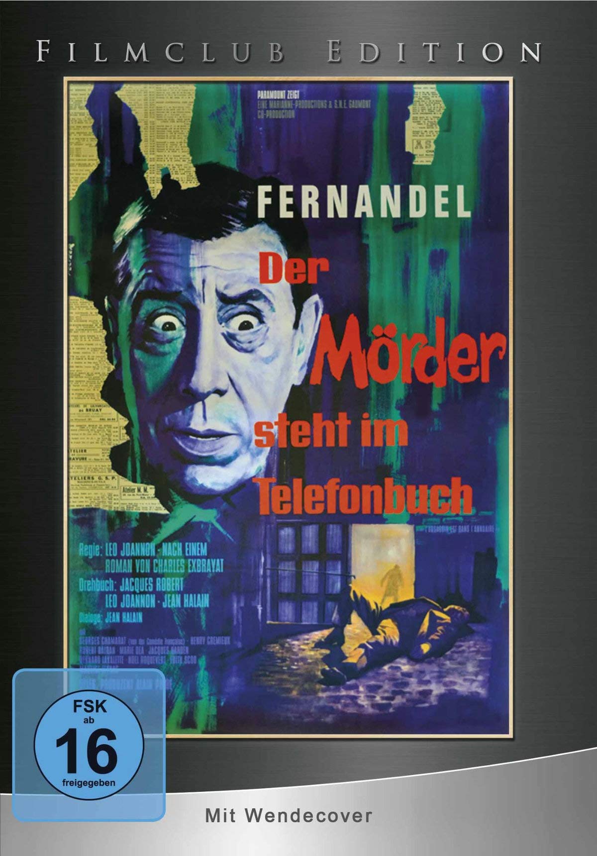 Filmclub Edition 50 DVD de Der Mörder steht im Telefonbuch edición coleccionista