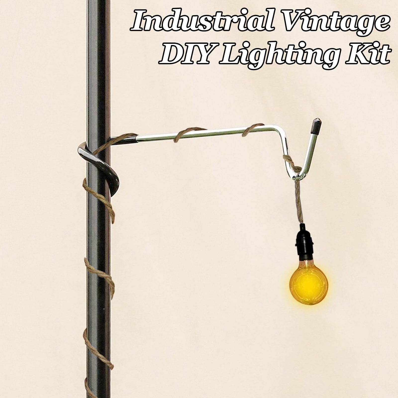 2 Piezas Portalámparas E27 con Interruptor Adaptador de Lámpara con Enchufe con 2 Piezas Cable de 6M Cable Bases DIY Candelabro Colgante Lámpara para Comedor Sala Bar Cafetería