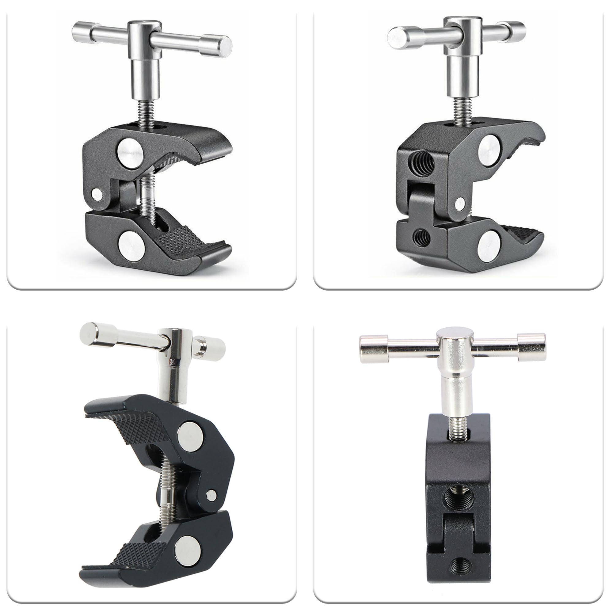 2 stuks camera's Super Clamps, Magic Arm Clamp met 1/4 en 3/8