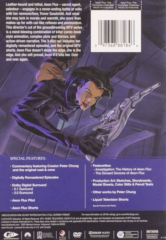 イーオン・フラックス オリジナル・アニメーション コンプリートBOX〈3枚組〉 イーオン・フラックス オリジナル・アニメーション コンプリート