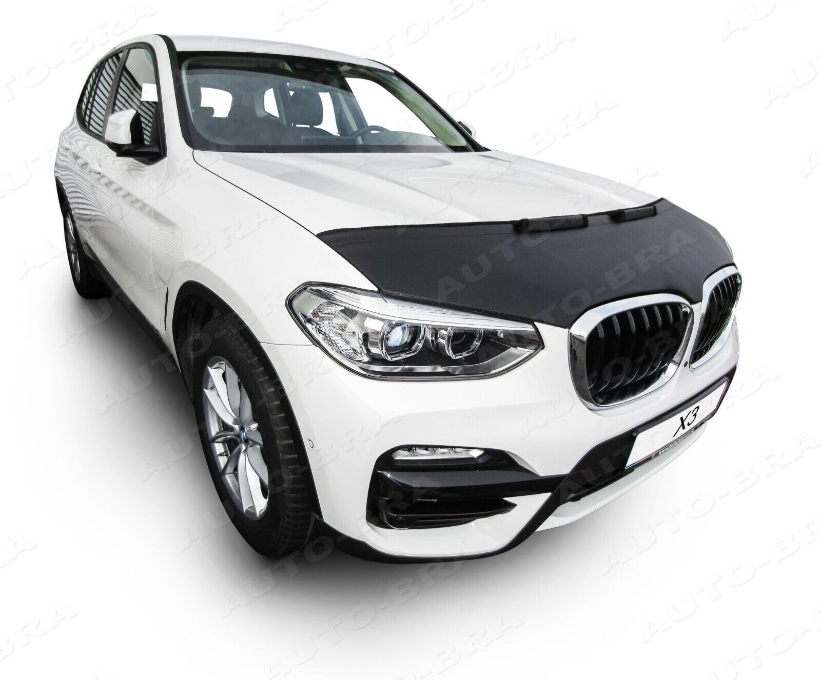 AB3-00469 CAR HOOD BRA Compatible with BMW X3 G01 since 2017 Front End Nose Mask Bonnet Bra STONEGUARD PROTECTOR TUNING