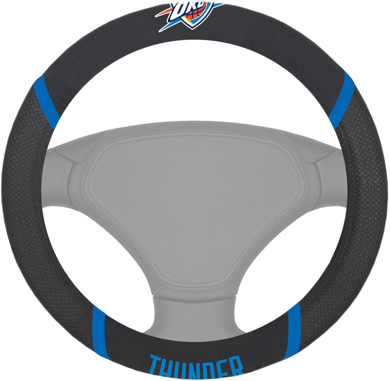 FANMATS NBA Unisex-Adult Embroidered Steering Wheel Cover