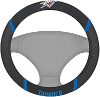 Vista 6 de FANMATS NBA - Funda para volante bordada unisex para adultos Negro