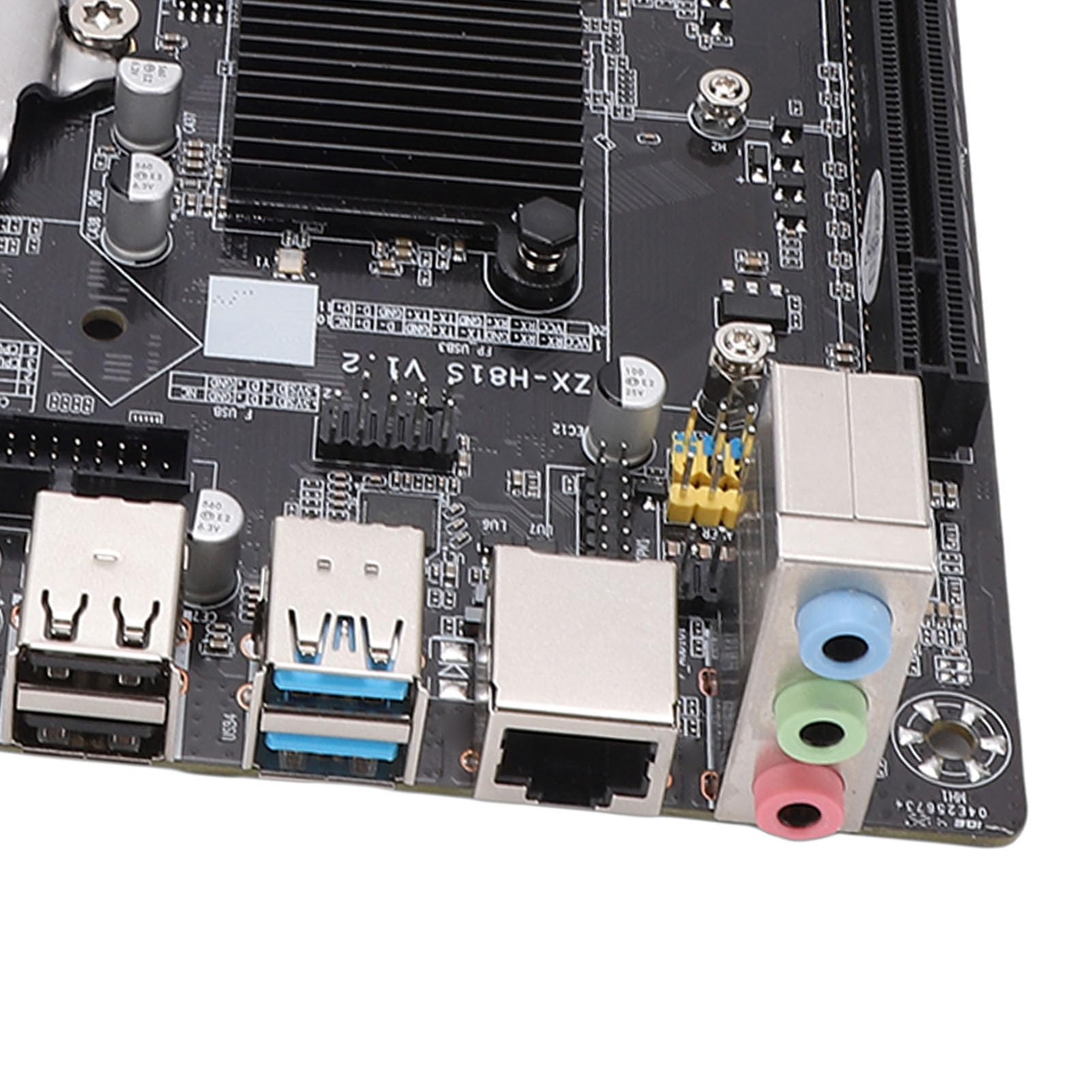 Tosuny Placa Base H81 LGA1150 Mini ITX, Placa Base para Computadora de Escritorio DDR3 de Doble Canal con Ranura M.2 NVMe, SATA 6Gb/s PCIe X16 Compatible con Procesadores Core I3 I5 I7