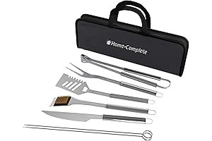 Home-Complete 16-Piece BBQ Grill Accessories Set: Enhancing Your Outdoor Grilling Experience