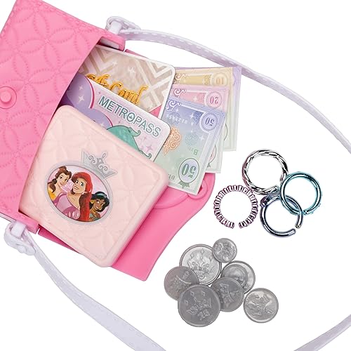 Miniatura 2 de Disney Princess Style Collection - Mini bolso de vinilo suave para niñas con más de 5 accesorios para niñas a partir de 3 años