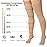 Thigh High 20-32 mmHg Compression Stocking Toeless Compression Socks for women & men circulation with Silicone Dot Band