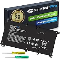 NinjaBatt HT03XL L11119-855 Replacement Battery for HP Pavilion 14-CE/CF 15-DA/DB/CS/DW 17-by/CA - 41.9Wh Long-Lasting Li-Ion