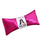 Lavender Eye Pillow - Hot Cold Weighted Eye Pillows for Relaxation, Sleep, Stress, Migraine Relief, Yoga - Aromatherapy Gifts for Women, Birthday, Teachers, Made in USA by Happy Wraps - Hot Pink