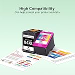 Remplacement de cartouche d'encre 64XL pour cartouches d'encre HP 64XL pack combo 64 XL noire et couleur pour HP Envy Photo 7231 7234 7260r 7855 7858 7800 7100 7155 6255 Inspire 7255e 7955e 7958e Tango Printer
