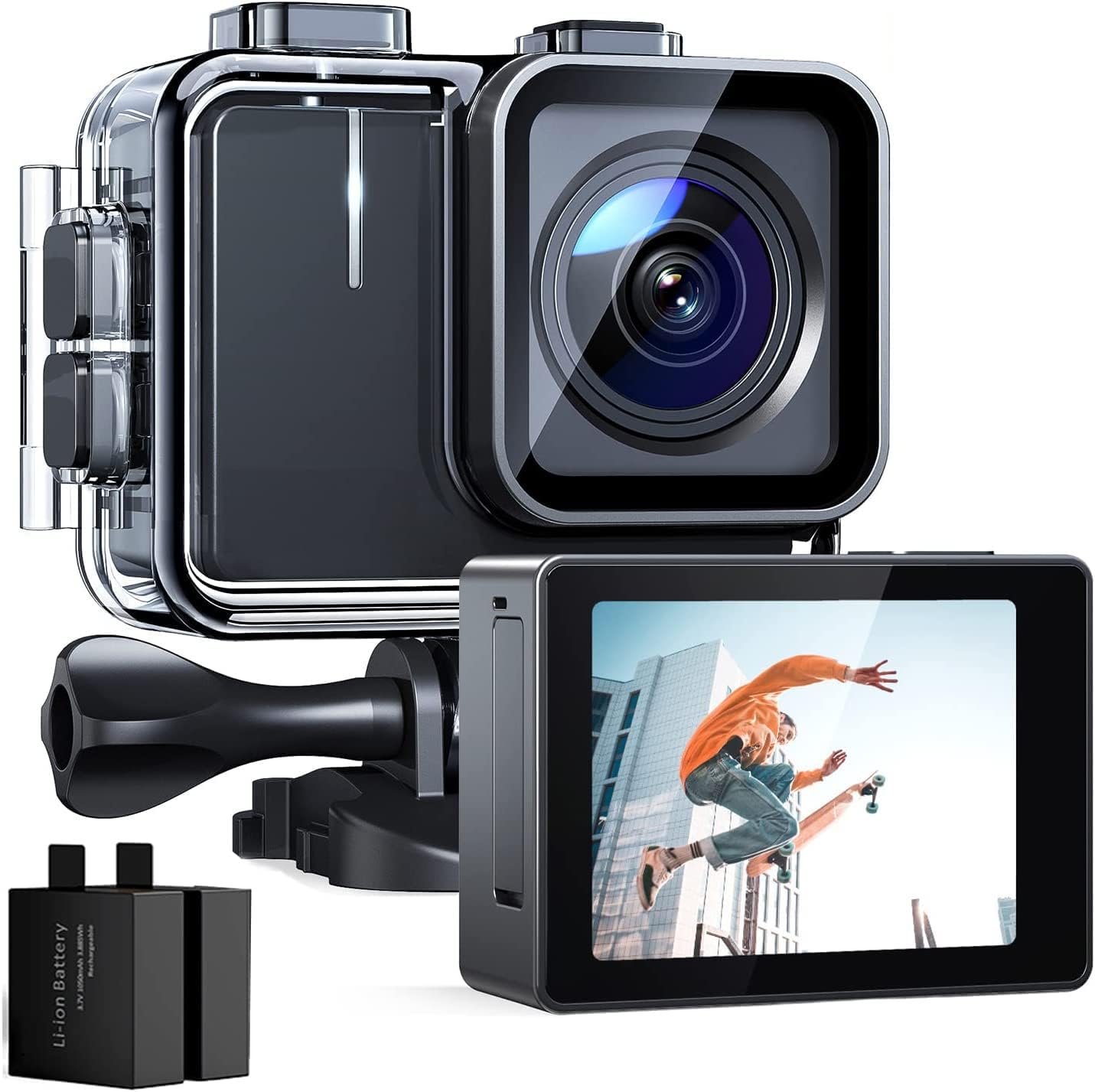 Action Cam E820 4K/50FPS 20MP WiFi Action Camera con schermo tattile