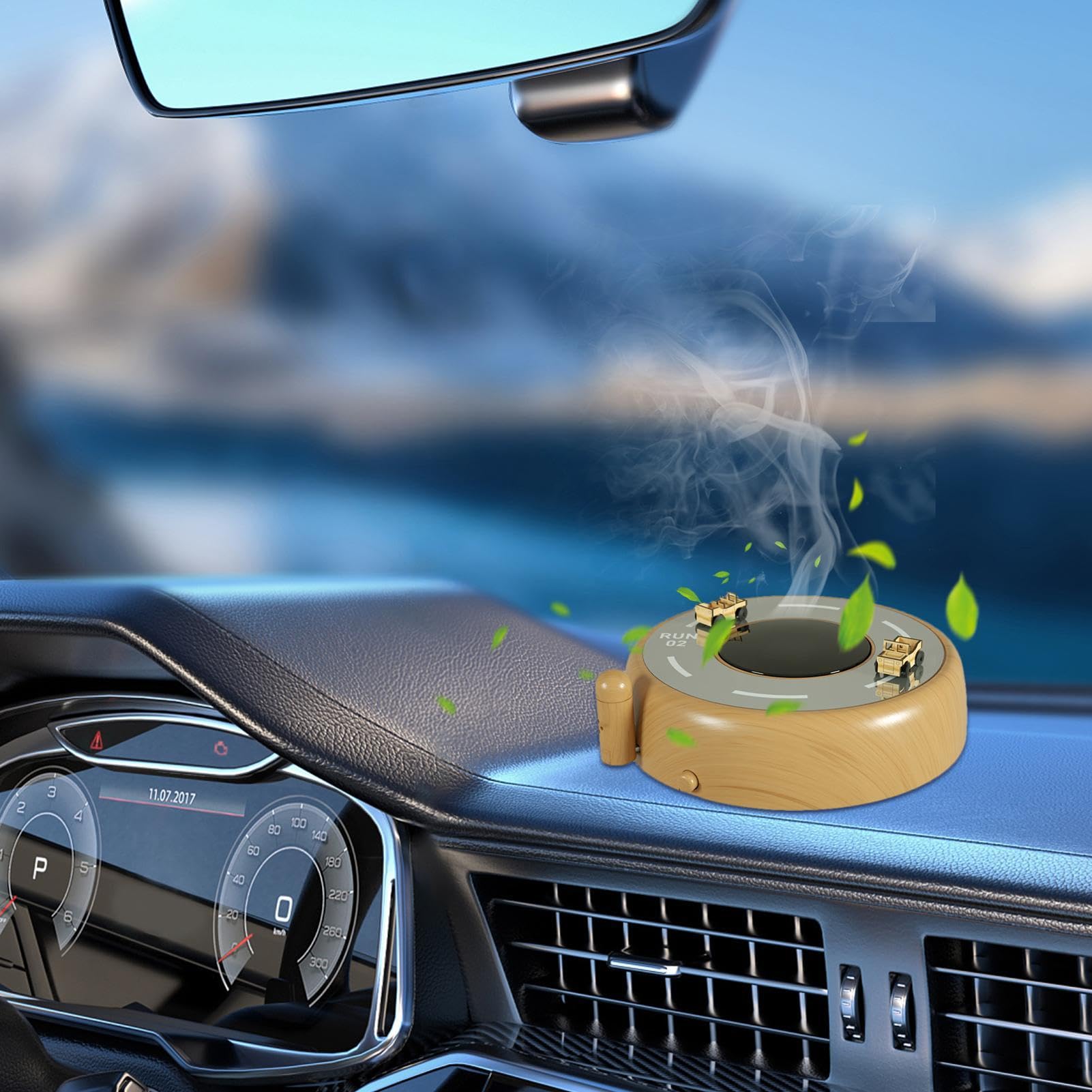 Deodorante per auto solare, diffusore di profumo per auto