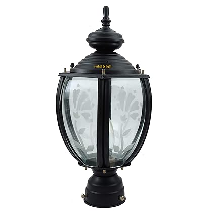 Roshni & Light Rosh Aluminium Waterproof for Outdoor gate/Pillar/Garden Light - Multicolor,corded-electric