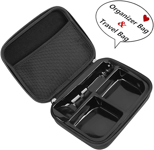 Miniatura 2 de Sminiker Cortadoras de caballos de bajo ruido, kit de aseo inalámbrico recargable para mascotas con bolsa de almacenamiento, 5 velocidades, kit