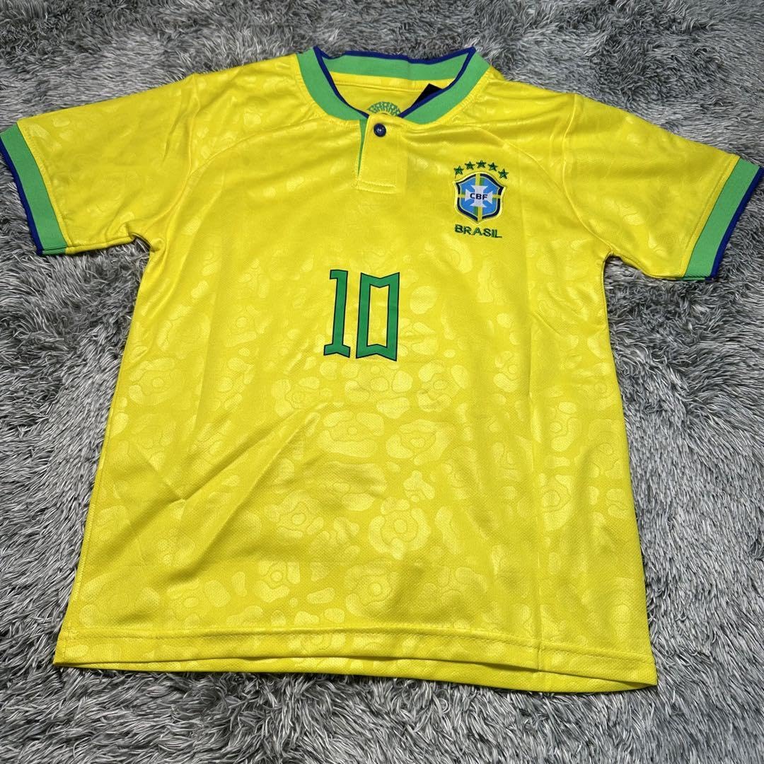 ロナウジーニョ　ブラジル代表 ユニフォーム　1998-1999 （ビンテージ品） サッカー ブラジル代表ユニフォーム 1998 ロナウド - メルカリ