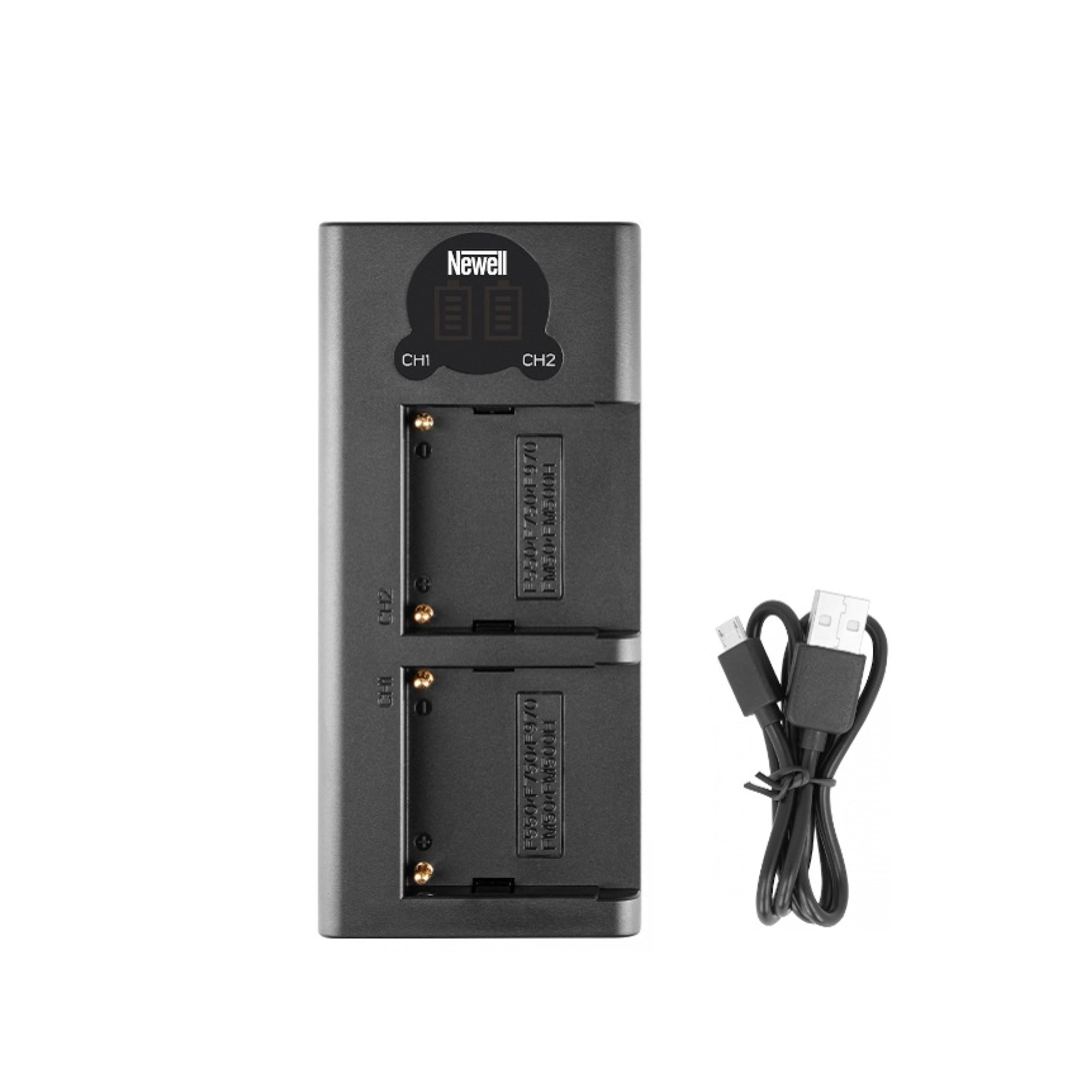 Newell DL-USB-C Dual Channel Charger for NP-F550/770/970, Black-picture-10