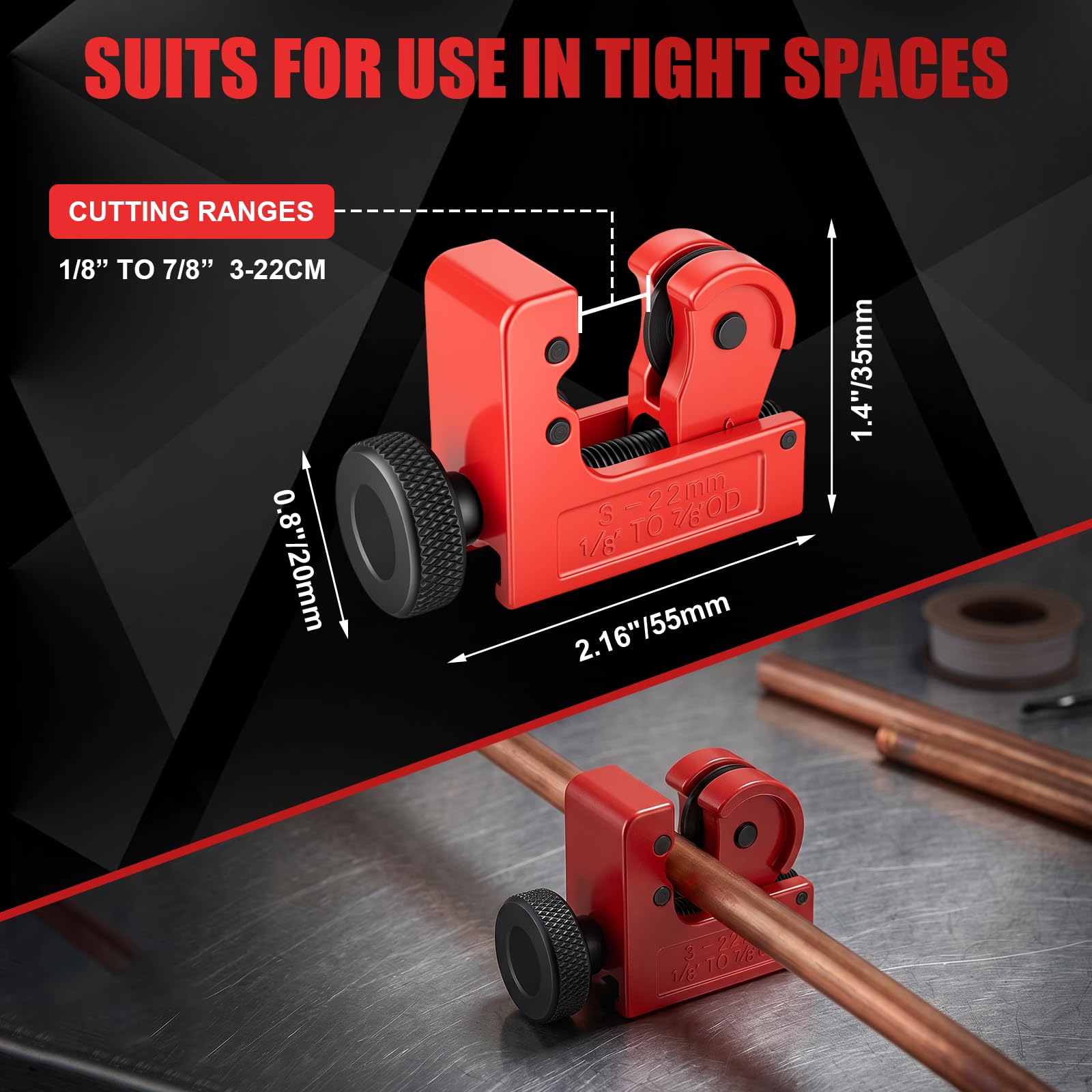 Professional Tube Cutter Set - 4 Piece -4