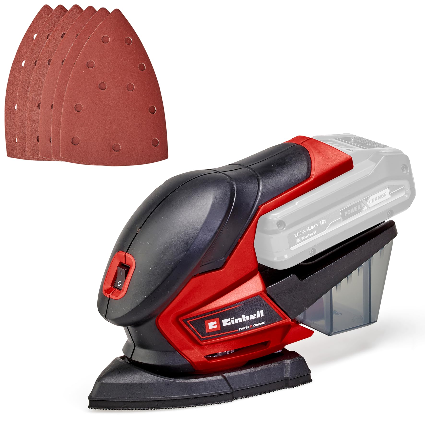 Einhell 4460708 TE-OS 18/150 Li Solo Cordless Multiple Sander